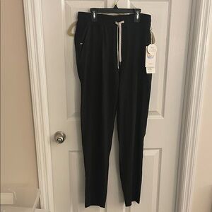 Vuori Men's Black Joggers with Drawstring